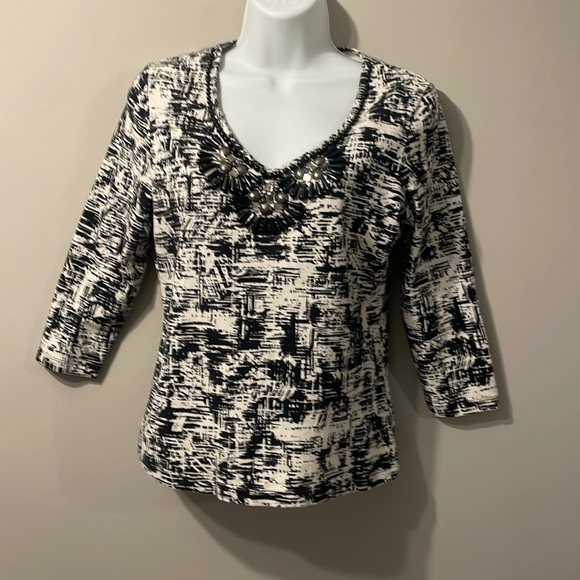 Ruby Rd petite embellished top - Picture 1 of 4